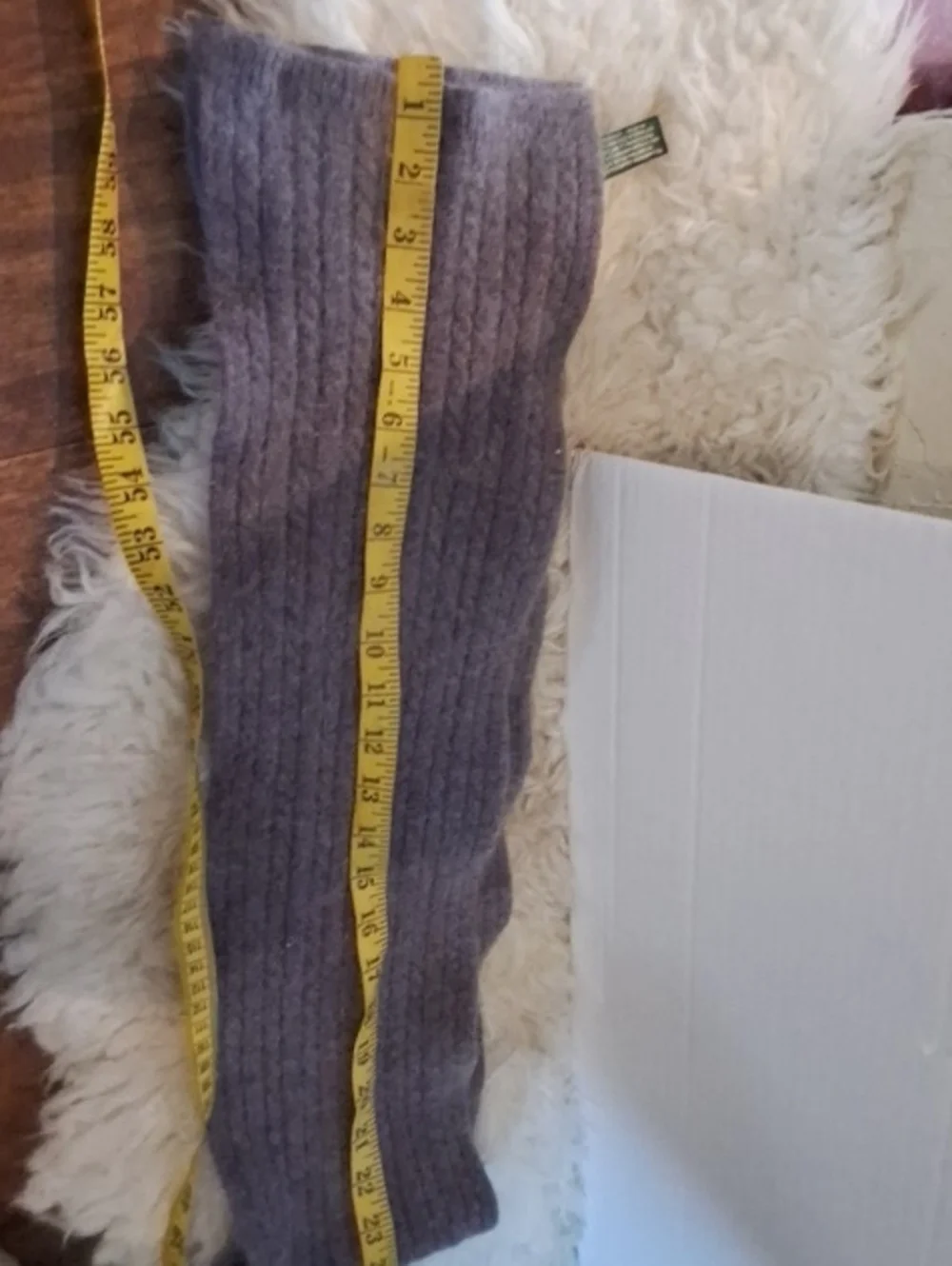 Lauren‎ heathers lambswool Cable  Scarf